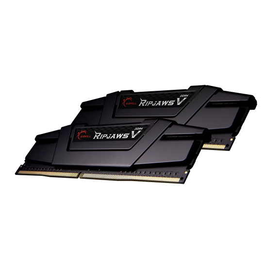 Памет G.SKILL Ripjaws V Black 32GB(2x16GB) DDR4 PC4-28800 3600MHz CL18 F4-3600C18D-32GVK