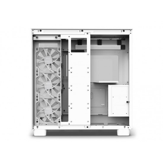 Кутия NZXT H9 Flow Matte White - Middle Tower
