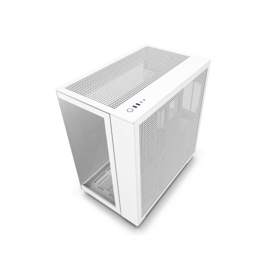 Кутия NZXT H9 Flow Matte White - Middle Tower