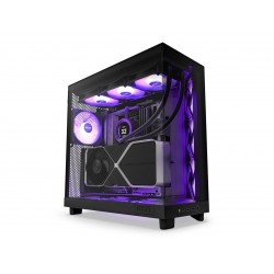 Кутия NZXT H6 Flow RGB Matte Black - Middle Tower