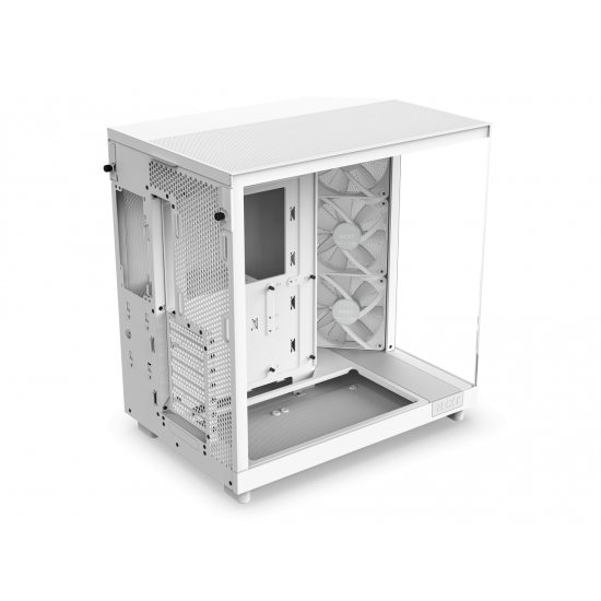 Кутия NZXT H6 Flow RGB Matte White - Middle Tower