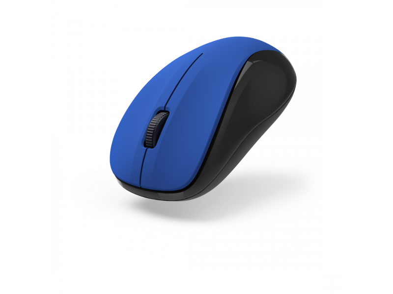 Безжична мишка Hama MW-300 V2, Оптична, 3-бутонна, Тиха, USB, Синя