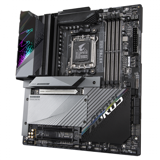 Дънна платка GIGABYTE X670E AORUS Master Socket AM5, Wi-Fi 6E DDR5, PCIe 5.0, RGB Fusion 