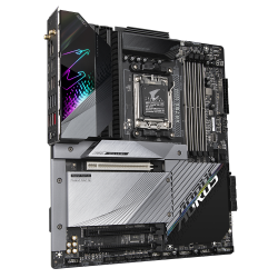 Дънна платка GIGABYTE X670E AORUS Master Socket AM5, Wi-Fi 6E DDR5, PCIe 5.0, RGB Fusion Дънна платка GIGABYTE X670E AORUS Master Socket AM5, Wi-Fi 6E DDR5, PCIe 5.0, RGB Fusion