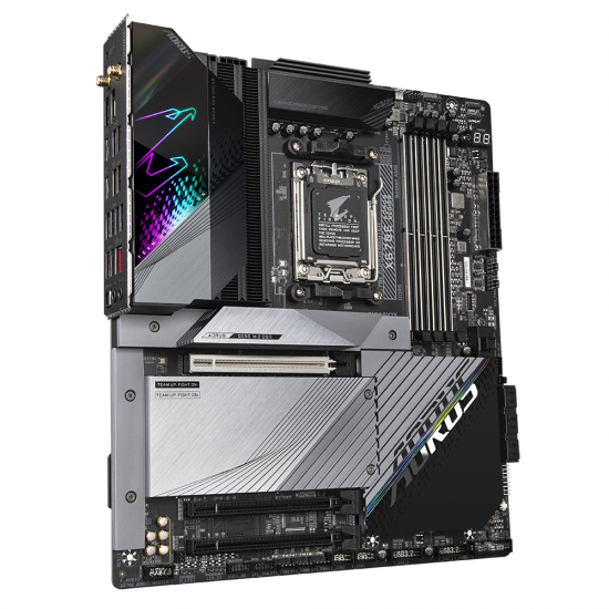 Дънна платка GIGABYTE X670E AORUS Master Socket AM5, Wi-Fi 6E DDR5, PCIe 5.0, RGB Fusion 