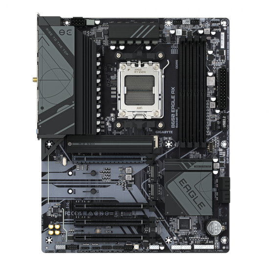 Дънна платка GIGABYTE B650 EAGLE AX, Socket AM5, WiFi 6E, DDR5 Дънна платка GIGABYTE B650 EAGLE AX, Socket AM5, WiFi 6E, DDR5