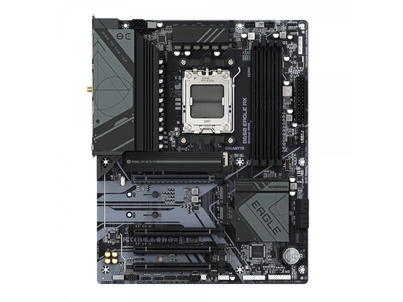 Дънна платка GIGABYTE B650 EAGLE AX, Socket AM5, WiFi 6E, DDR5 