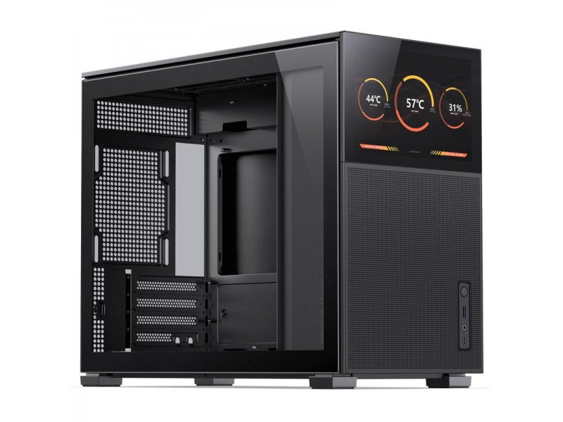 Кутия Jonsbo D31 Mesh Screen TG, mATX, Черен