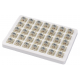 Суичове за механична клавиатура Keychron Cherry MX, Silver, RGB, Switch Set 35 броя