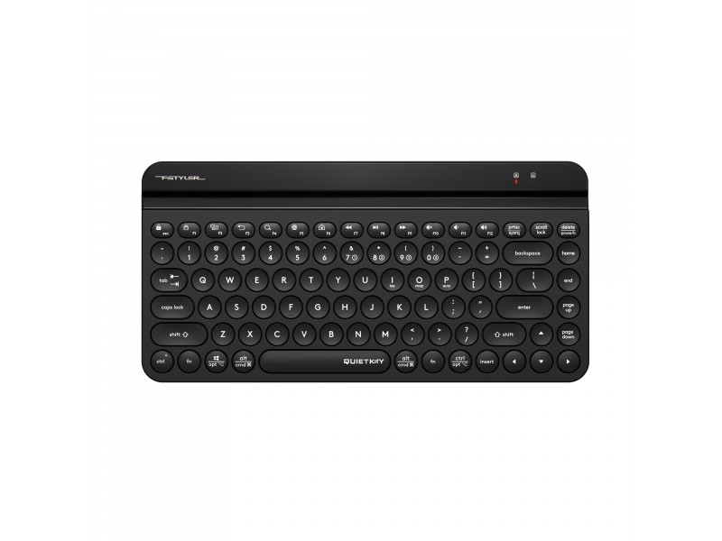 Безжична клавиатура A4tech Fstyler FBK30, Bluetooth, 2.4G, Стойка за телефон, Кирилизирана, Черна