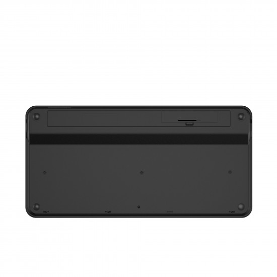 Безжична клавиатура A4tech Fstyler FBK30, Bluetooth, 2.4G, Стойка за телефон, Кирилизирана, Черна