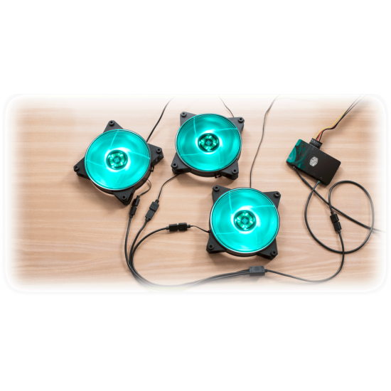 Сплитер Кабел Cooler Master R4-ACCY-RGBS-R2, 1 към 3 RGB