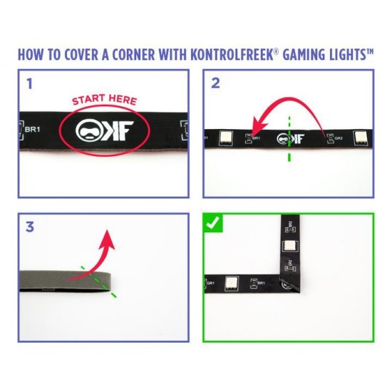 RGB лента KontrolFreek Gaming Lights Kit, USB (3.6m)