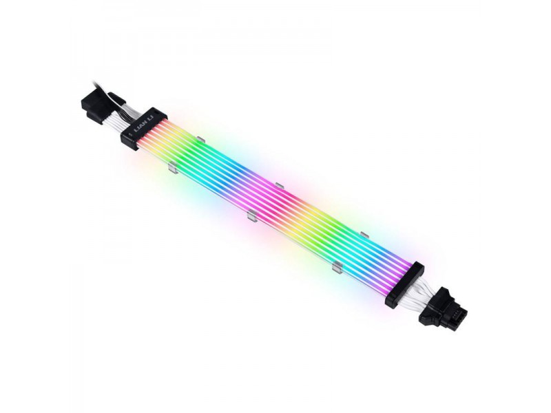 Удължителен RGB кабел Lian-Li Strimer Plus V2, 16-Pin - 12VHPWR за RTX 40-та серия, 108 LED