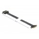 Riser карта DeLock, PCI Express x4 към x4, 30 см.