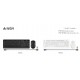 Комплект клавиатура и мишка A4TECH Fstyler FG1012, Безжичен, Бяла