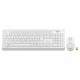 Комплект клавиатура и мишка A4TECH Fstyler FG1012, Безжичен, Бяла