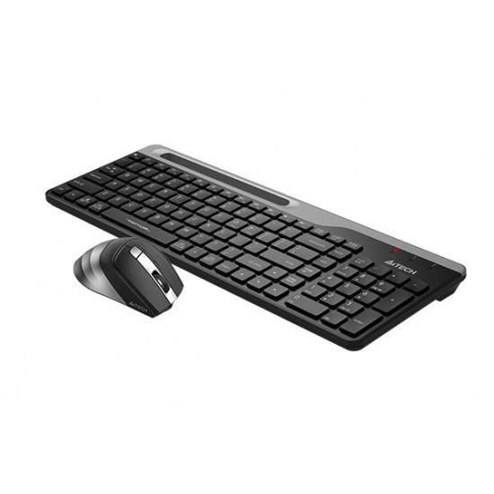 Комплект клавиатура и мишка A4TECH Fstyler FB2535C, Bluetooth & 2.4G, Черен/Сив