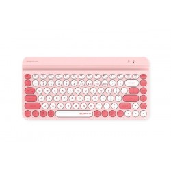 Безжична клавиатура A4tech Fstyler FBK30, Bluetooth, 2.4G, Стойка за телефон, Кирилизирана, Розова