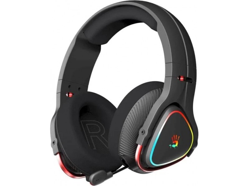 Геймърски слушалки A4TECH Bloody MR720 Naraka, RGB, Bluetooth + USB, Черни
