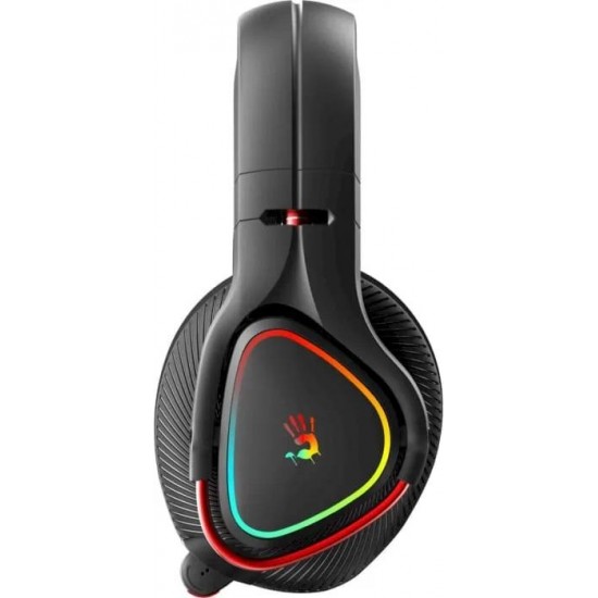 Геймърски слушалки A4TECH Bloody MR720 Naraka, RGB, Bluetooth + USB, Черни