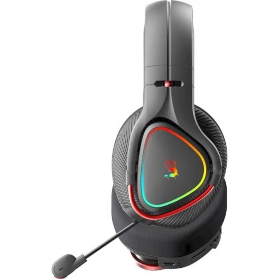 Геймърски слушалки A4TECH Bloody MR720 Naraka, RGB, Bluetooth + USB, Черни