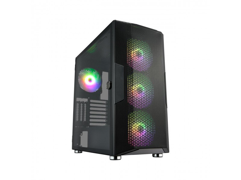 Кутия FSP CUT592 Black ARGB TG, E-ATX Full - Tower