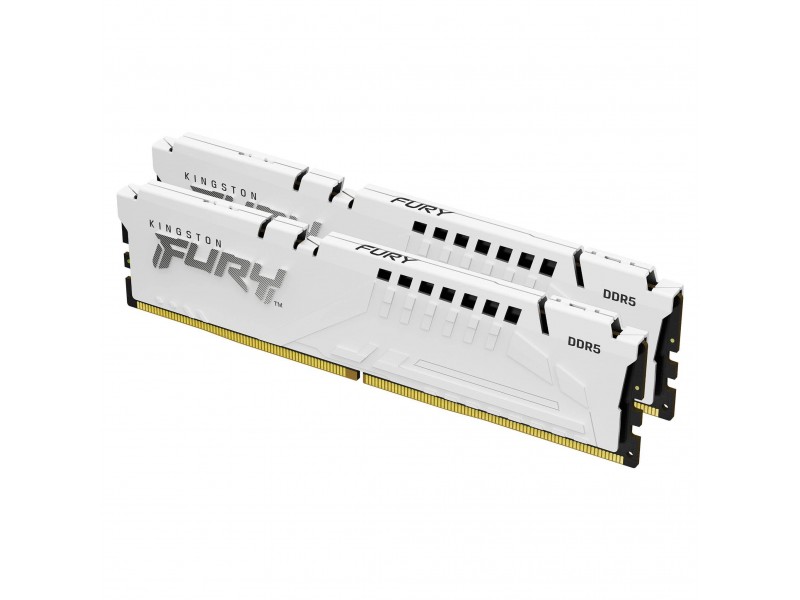 Памет Kingston FURY Beast White 32GB(2x16GB) DDR5 6000MHz CL30 KF560C30BWEK2-32 - AMD EXPO