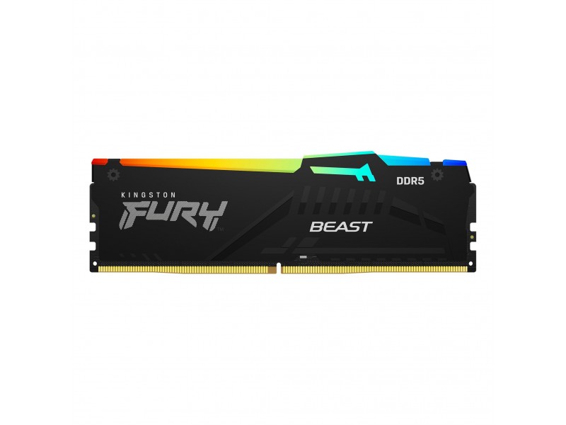 Памет Kingston FURY Beast Black RGB 32GB DDR5 6000MHz CL30 KF560C30BBEA-32 - AMD Expo