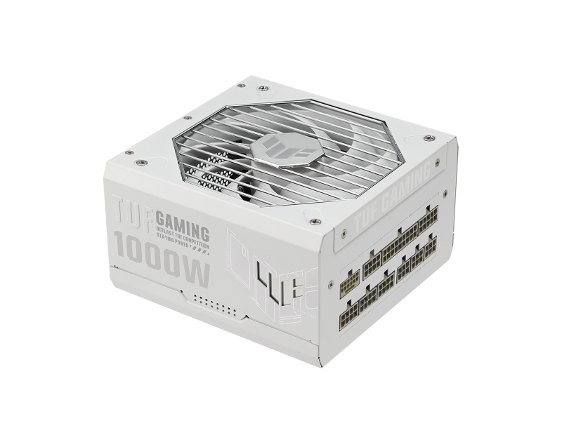 Захранващ блок ASUS TUF Gaming White 1000W, 80+ Gold PCIe 5.0, Fully Modular