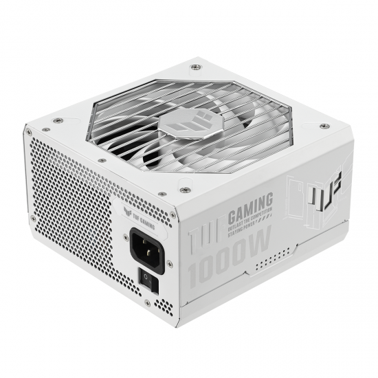 Захранващ блок ASUS TUF Gaming White 1000W, 80+ Gold PCIe 5.0, Fully Modular