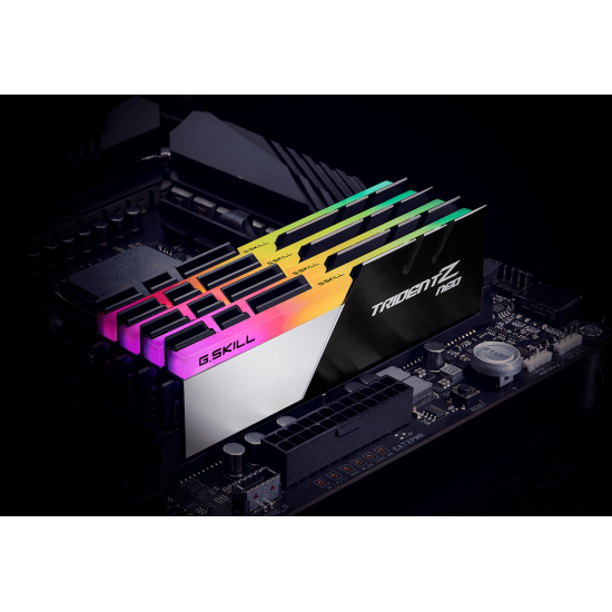 Памет G.SKILL Trident Z Neo RGB 32GB(2x16GB) DDR4 PC4-25600 3200MHz CL16 F4-3200C16D-32GTZN