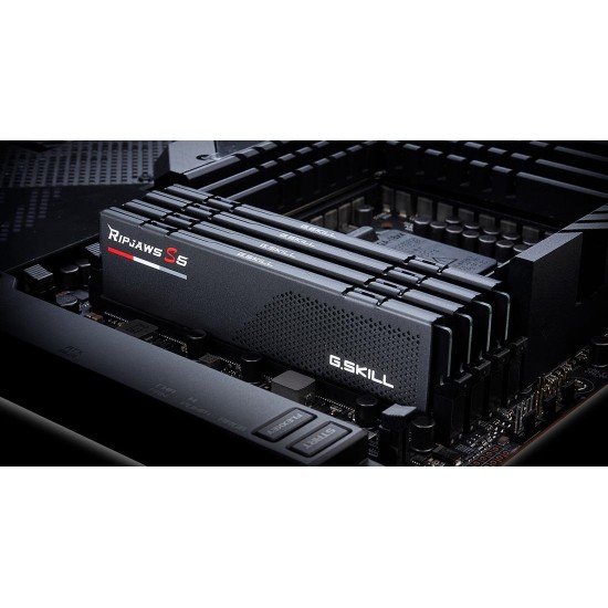 Памет G.SKILL Ripjaws S5 Black 32GB(2x16GB) DDR5 PC5-41600 5200MHz CL36 F5-5200J3636C16GX2-RS5K