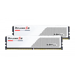 Памет G.SKILL Ripjaws S5 White, 32GB(2x16GB), DDR5, PC5-41600, 5200MHz, CL36, F5-5200J3636C16GX2-RS5W