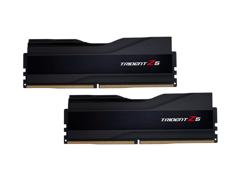 Памет G.SKILL Trident Z5 Black 32GB (2x16GB) DDR5 6400MHz CL32 F5-6400J3239G16GX2-TZ5K 1.40V, Intel XMP
