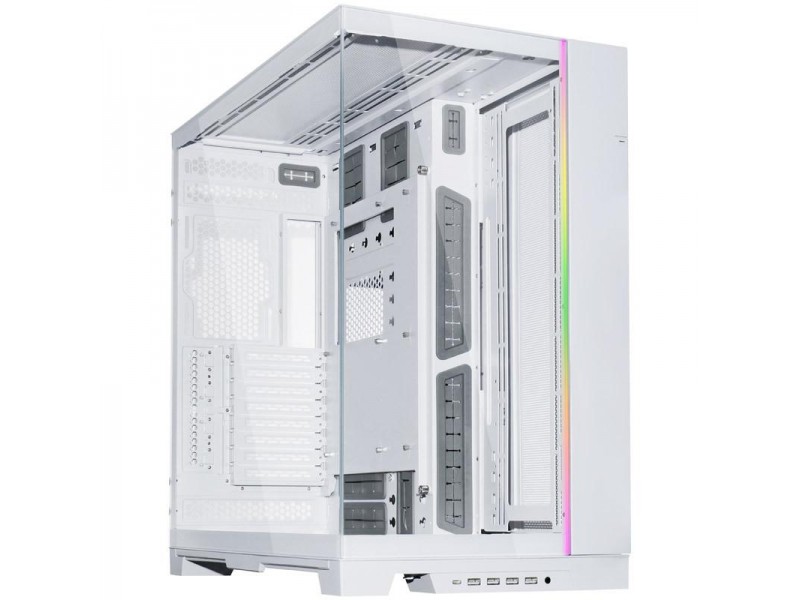 Кутия Lian Li PC-O11 Dynamic EVO XL Full-Tower, Tempered Glass, Бяла