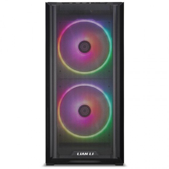 Кутия Lian-Li LANCOOL 216, RGB, Mid-Tower, Tempered Glass, Черна