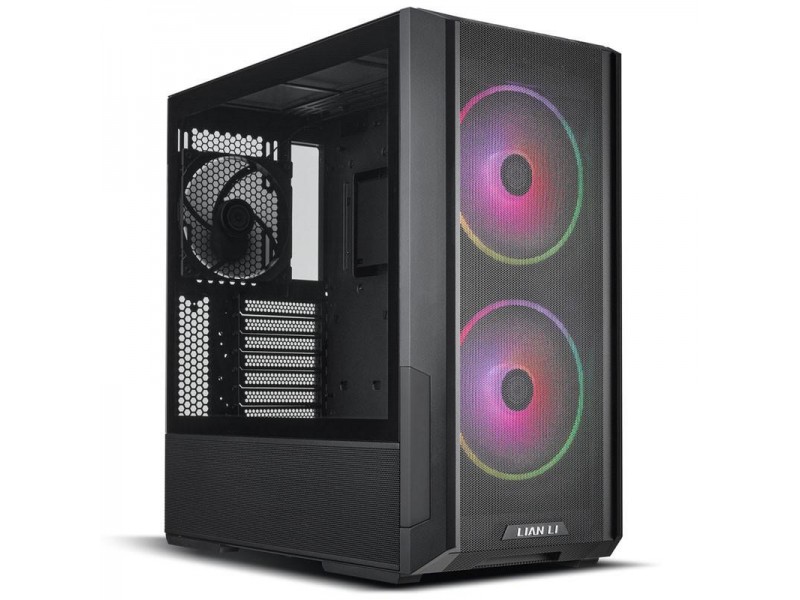 Кутия Lian-Li LANCOOL 216, RGB, Mid-Tower, Tempered Glass, Черна