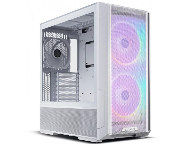 Кутия Lian-Li LANCOOL 216 RGB Mid-Tower, Tempered Glass, Бяла