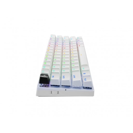 Геймърска клавиатура Logitech Pro X 60 Tactile White, KEYCONTROL, LIGHTSYNC, RGB, Бяла