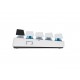 Геймърска клавиатура Logitech Pro X 60 Tactile White, KEYCONTROL, LIGHTSYNC, RGB, Бяла
