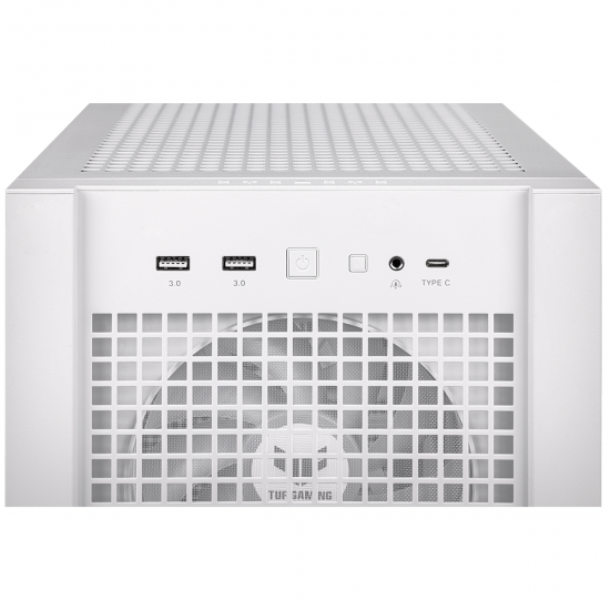 Кутия ASUS TUF GAMING GT302 Tempered Glass, ARGB, White