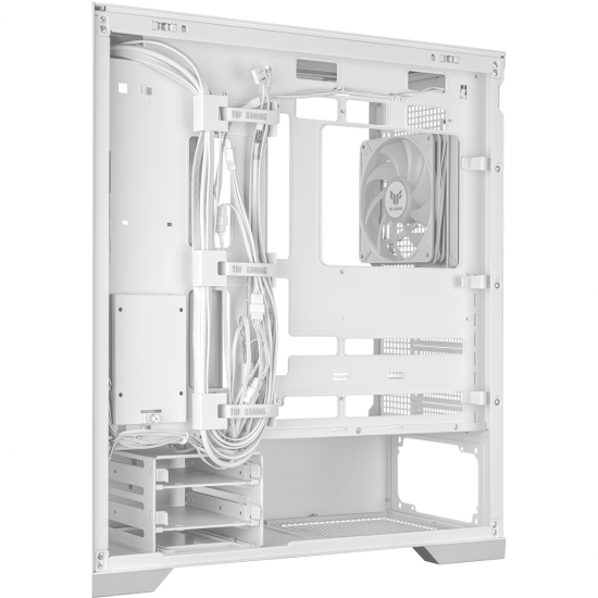 Кутия ASUS TUF GAMING GT302 Tempered Glass, ARGB, White