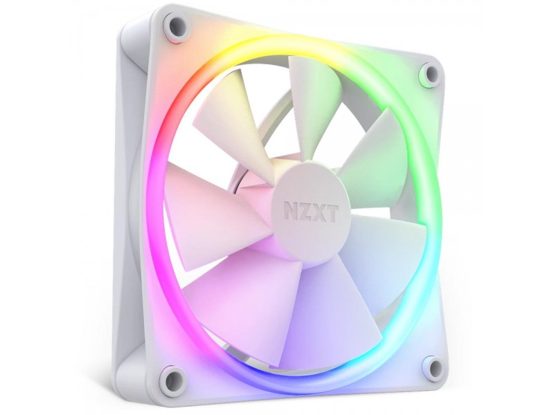 Вентилатор NZXT F120 RGB Бял