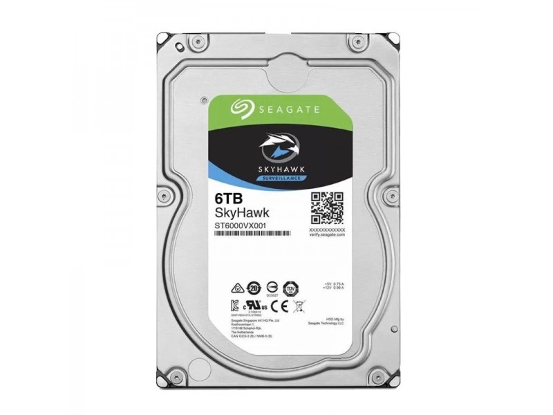 Хард диск SEAGATE SkyHawk Surveillance, 6TB, 256MB Cache, SATA 6.0Gb/s