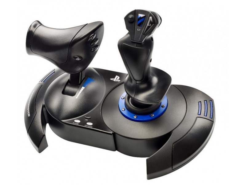 Жичен джойстик,  авиосимулатор Thrustmaster T.Flight Hotas 4  за PC / PS4, Черен