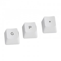 Капачки за механична клавиатура Glorious GPBT - 114 PBT keycaps Arctic White Капачки за механична клавиатура Glorious GPBT - 114 PBT keycaps Arctic White