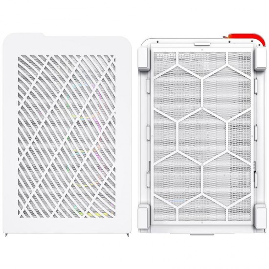 Кутия MONTECH KING 95 PRO ARGB, TG, Mid-Tower, Бяла