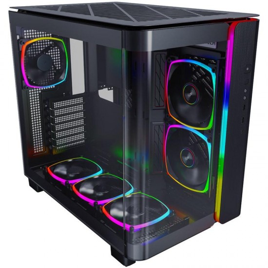 Кутия MONTECH KING 95 PRO ARGB, TG, Mid-Tower, Черен