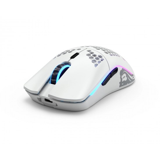 Геймърска мишка Glorious Model O Wireless, Matte White